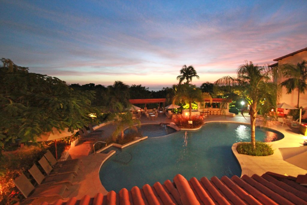 Pool at Dusk time
