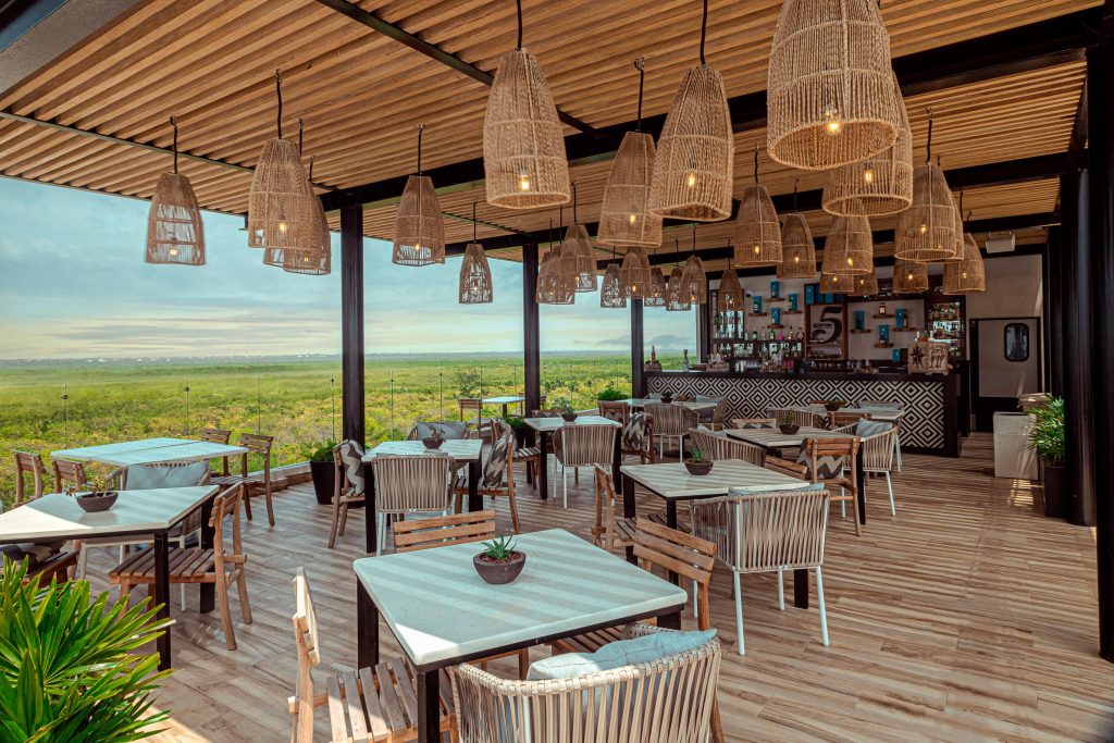 Rooftop dining
